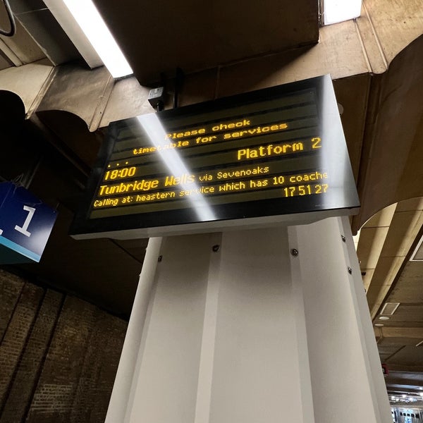 Photo taken at Charing Cross Railway Station (CHX) by Sebastian H. on 6/15/2022