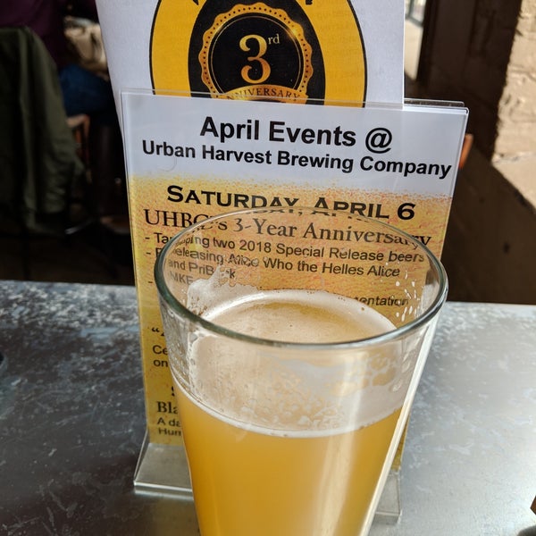 4/13/2019にJulie M.がUrban Harvest Brewing Companyで撮った写真
