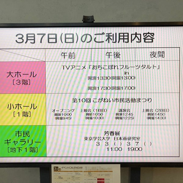 小金井 宮地楽器ホール 小金井市民交流センター 小金井 5 Tavsiye Da Fotograflar