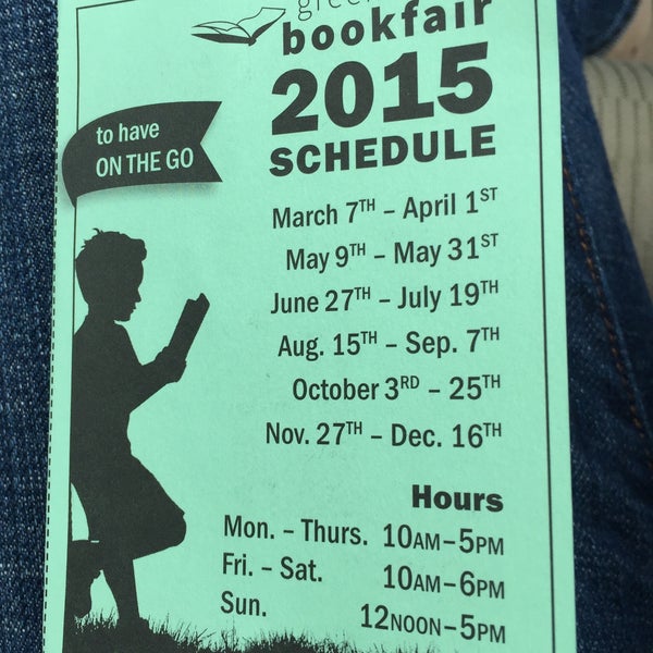 Green Valley Book Fair 2025 Registration Storm Emmeline