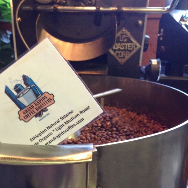 Photo taken at Grand Rapids Coffee Roasters by Grand Rapids Coffee Roasters on 6/3/2014