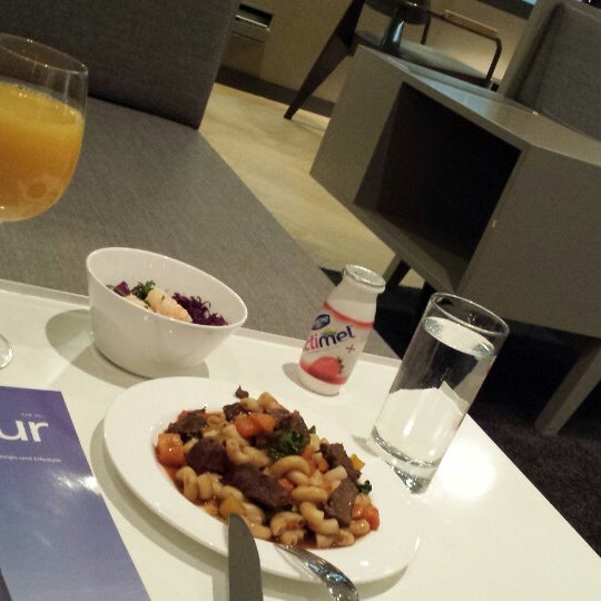 Photo taken at Dnata Skyview Lounge by Nathan S. on 1/24/2014