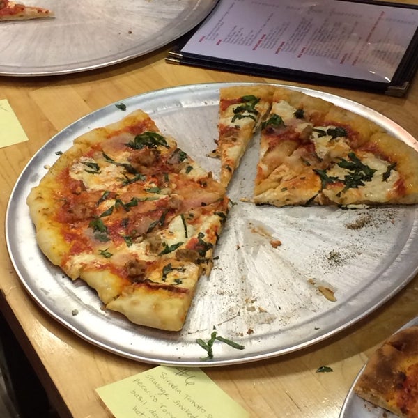 Photo taken at Pizza School NYC by Val T. on 1/7/2014