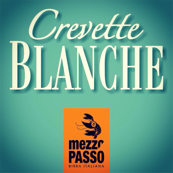 Hai provato la nuova Birra del Mese?Crevette Blanche, Birrificio Mezzo Passo, Pescara.Questa blanche è una birra di frumento, ispirata alla tradizione delle birre bianche belghe.