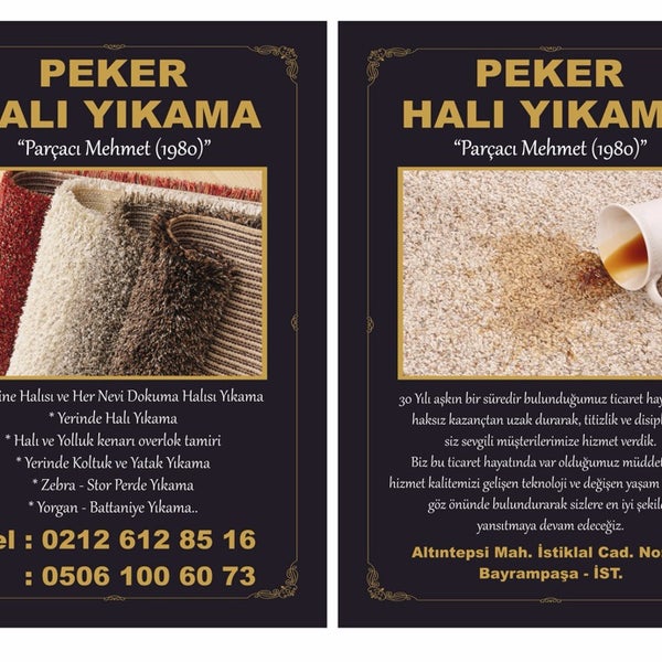 Peker Hali Yikama Hali Yikamacilar Altintepsi Mh Istiklal Cd No 53 Bayrampasa Istanbul Yandex Haritalar