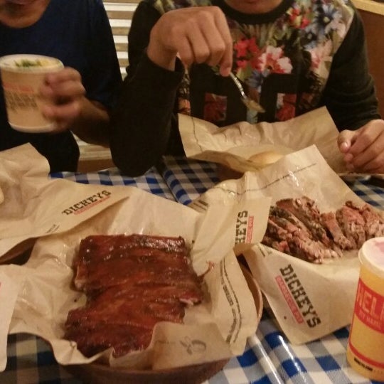 Photo taken at Dickey&#39;s Barbecue Pit by LadyBevy R. on 3/9/2015