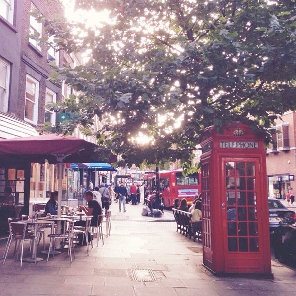 Photo taken at Hampstead High Street by D-J G. on 7/13/2014