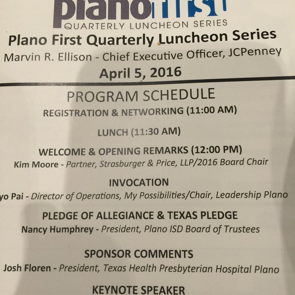รูปภาพถ่ายที่ Dallas/Plano Marriott at Legacy Town Center โดย David L. เมื่อ 4/5/2016