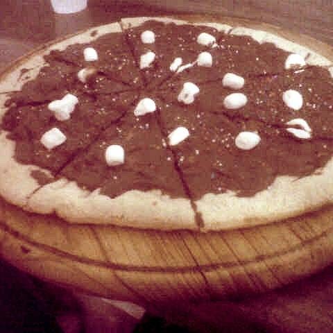 Pizza de Nutella simplemente perfecta