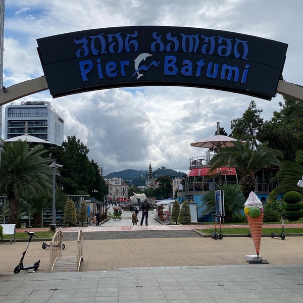 Photo taken at Pier Batumi by A &amp; A on 10/5/2021
