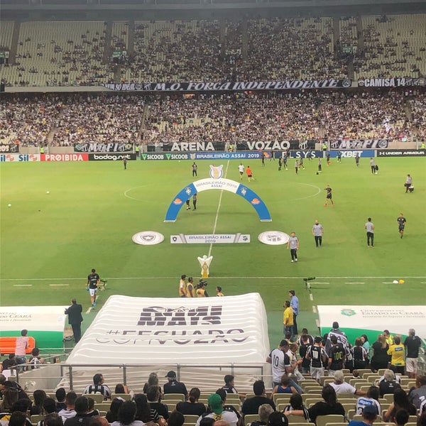 Photo taken at Arena Castelão by Erick F. on 9/14/2019