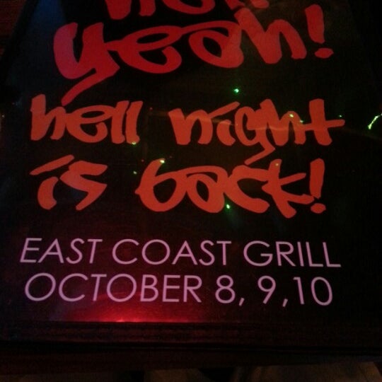 Photo taken at East Coast Grill &amp; Raw Bar by Bill B. on 10/8/2012