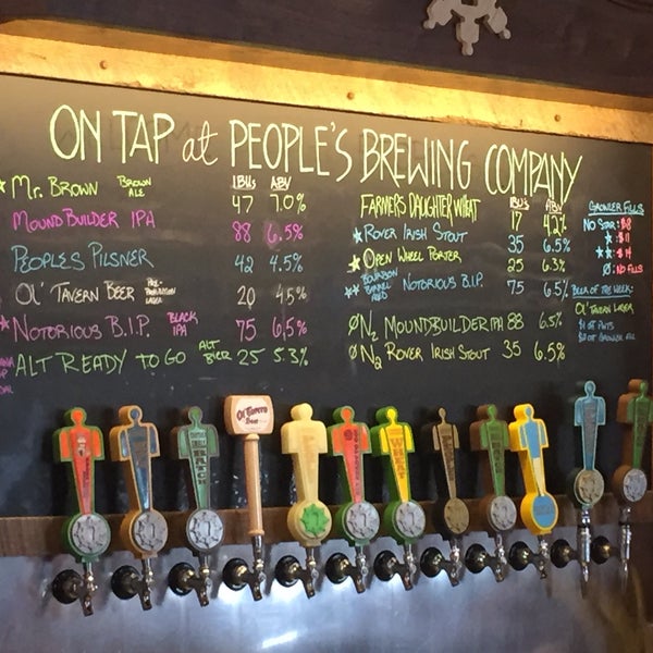 Photo taken at People&#39;s Brewing Company by Ken S. on 5/27/2016