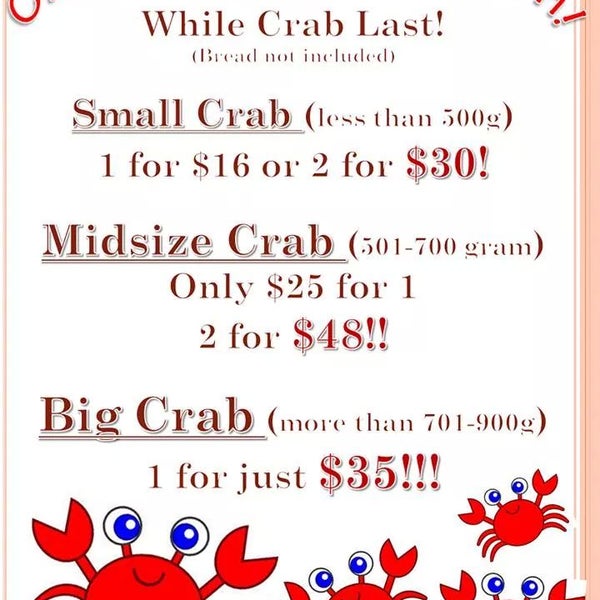 Running launch promotion... Grab & run the crab :-)