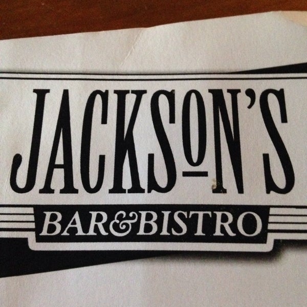 Photo taken at Jackson&#39;s Bar &amp; Bistro by Aaron El Chicharron S. on 4/3/2014