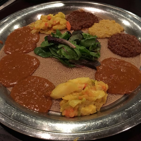 Photo taken at Walia Ethiopian Cuisine by Ishani S. on 11/19/2017