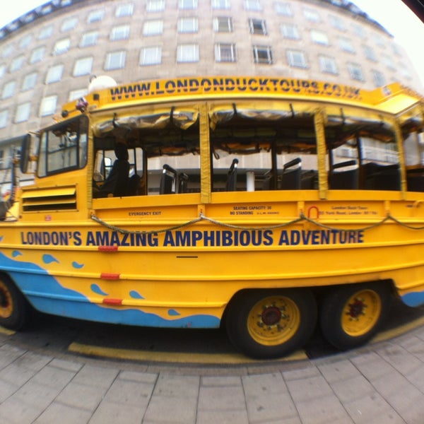 Photo taken at London Duck Tours by Hani F. on 5/19/2013