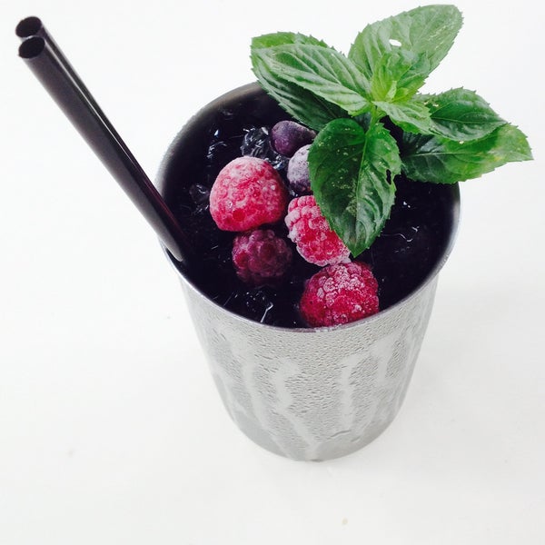 If the Kentucky Derby was being held in the Baiersbronn's Black Forest, the nototious mint Julep would probably look and taste like this. Yummy!!!