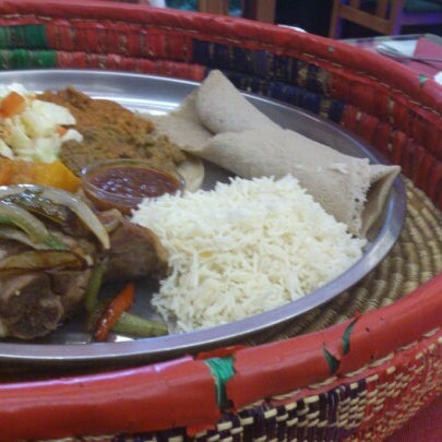 Photo taken at Restaurante Etiope NURIA by Agustin C. on 2/9/2013