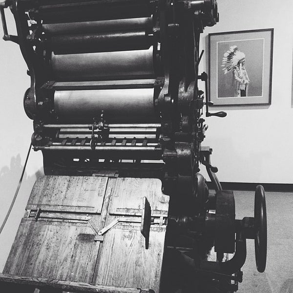 Photo taken at The Printing Museum by Melissa G. on 4/10/2014
