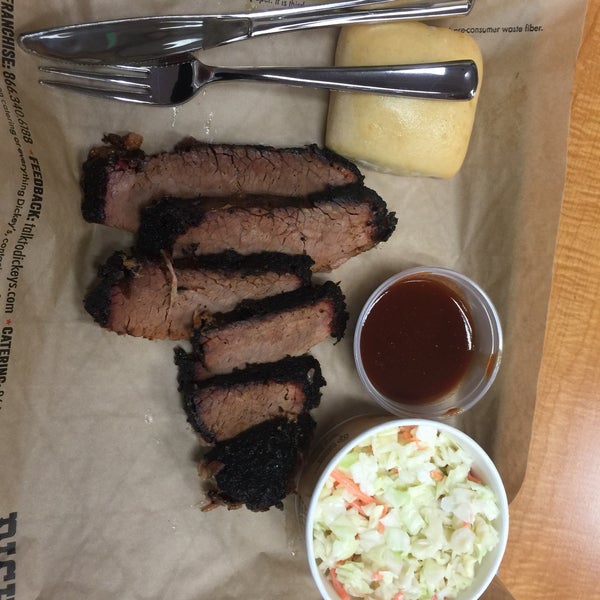 Photo taken at Dickey&#39;s Barbecue Pit by DV G. on 12/30/2015