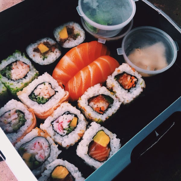Great fresh sushi, good noodles, friendly and minimalistic environment! Perfect for a quick stop and takeaway during the day!