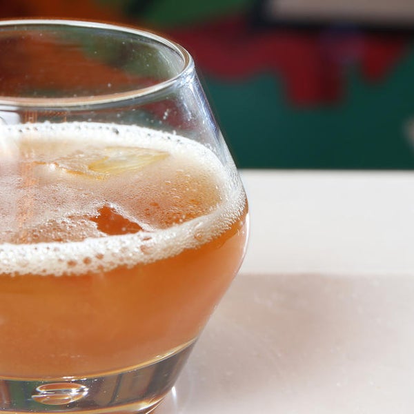 The How Do You Like Them Apples consists of a cider mix that has been reduced with mulled spices, amaro, cinnamon-infused Finlandia vodka and a dash of brown sugar.