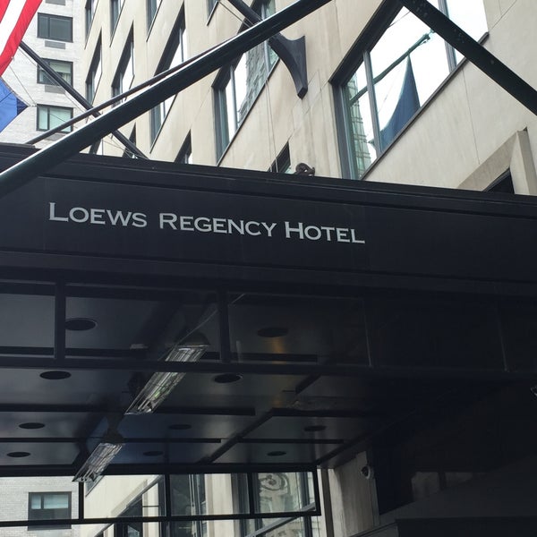 Photo taken at Loews Regency Hotel by Kenny M. on 4/1/2016