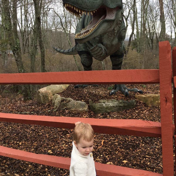 Photo taken at The Dinosaur Place at Nature&#39;s Art Village by Jeff J. on 4/23/2016