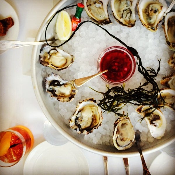Photo taken at Ways &amp; Means Oyster House by 100eats .. on 8/19/2014