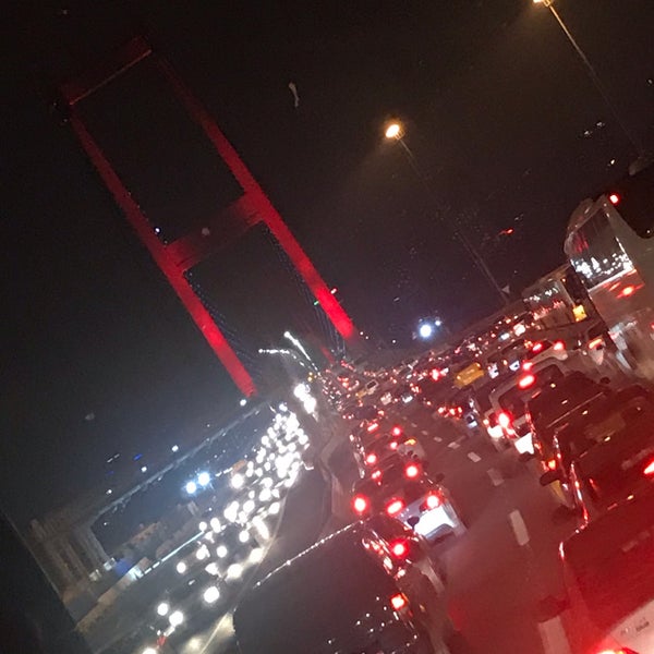 Photo taken at Bosphorus Bridge by 🌙ÇA💦 on 1/27/2019