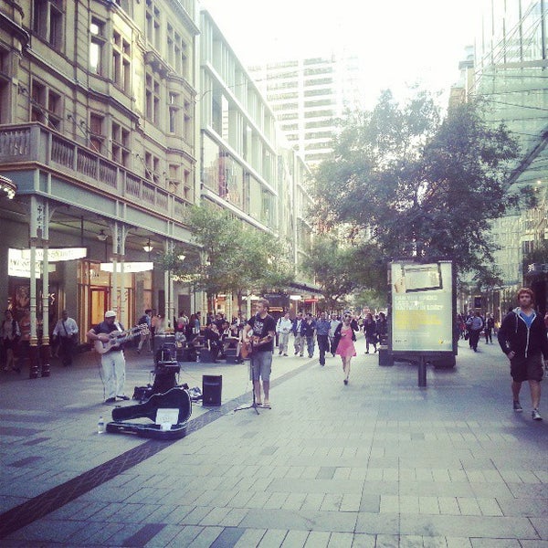 Pitt Street Mall Shopping Mall in Sydney