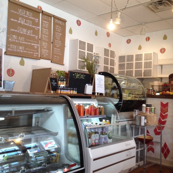 Photo taken at Mission Savvy Juice Bar &amp; Cafe by Allison K. on 8/27/2014