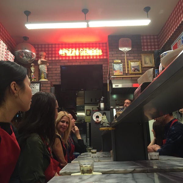 Photo taken at Pizza School NYC by Alexandra L. on 10/27/2015