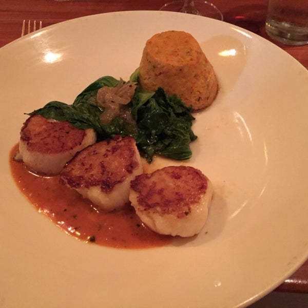 A quiet sustainable fish eatery with a great choice of local and foreign flavours. Make sure to get the scallops. They were not only massive but cooked to perfection. Make sure to book!