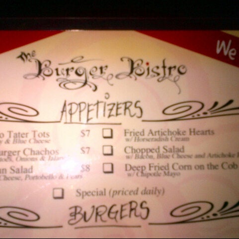 Foto tirada no(a) The Burger Bistro por Corinne P. em 11/20/2012