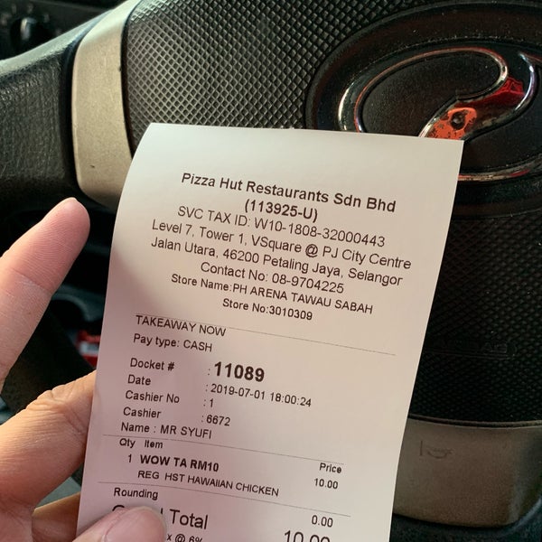 Pizza Hut Tawau Sabah