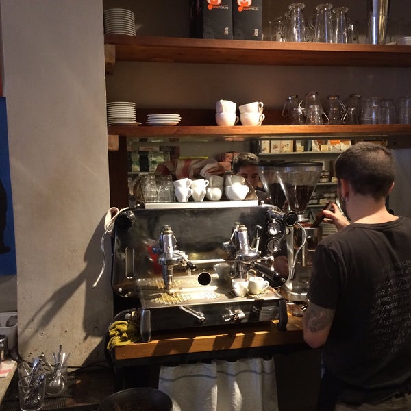 Relatively new but atmospheric place. Tiramisu is the specialty, home made and looking like a devil seduction;) coffee is decent. Recommend highly #gracia