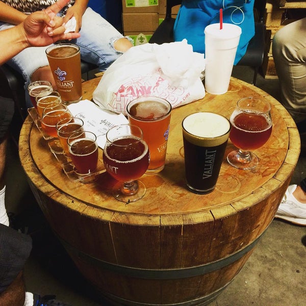 Photo taken at Valiant Brewing Company by D&#39;Artagnan S. on 8/7/2015