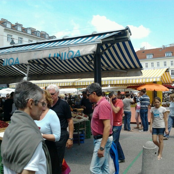 Photo taken at Karmelitermarkt by CITY O. on 6/29/2013