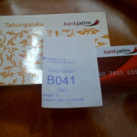 Photos At Bank Jatim Jember Bank