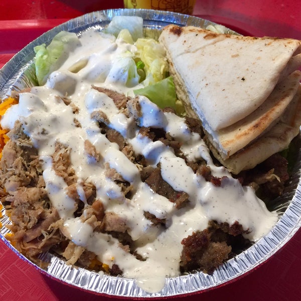 Photo taken at The Halal Guys by Robert P. on 3/6/2017