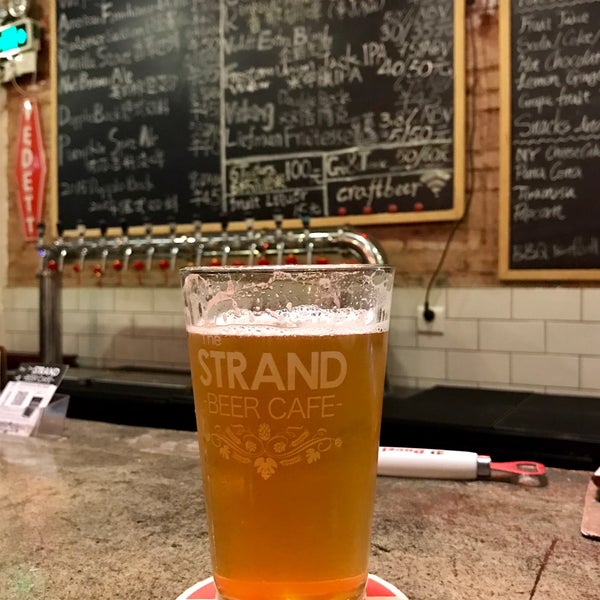 Photo taken at The Strand Beer Café by Strong Z. on 2/2/2017
