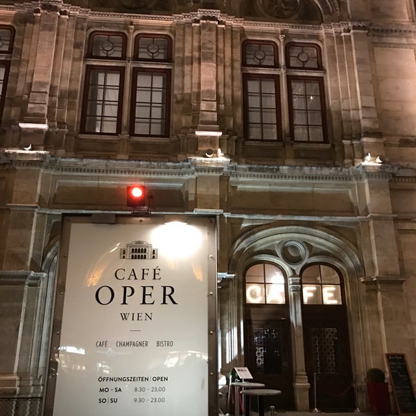 Photo taken at Café Oper Wien by Strong Z. on 1/24/2017