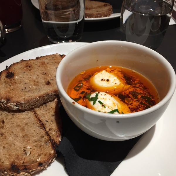 Turkish eggs and chilli oil with yoghurt is nice - unique too!