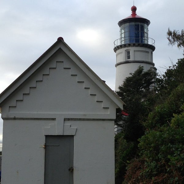 Photo taken at Heceta Lighthouse Bed &amp; Breakfast by Devin D. on 12/29/2012