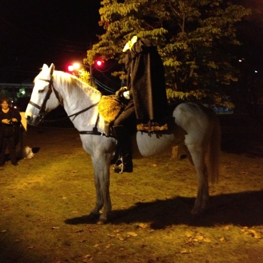 Photo taken at Horseman&#39;s Hollow (at Philipsburg Manor) by Jeremy B. on 10/21/2012