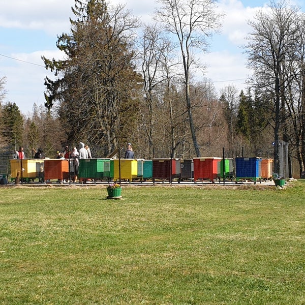 Foto diambil di Murkšķu audzētava &quot;Jaunstuči&quot; | Marmot farm &quot;Jaunstuči&quot; oleh Māris T. pada 4/21/2019