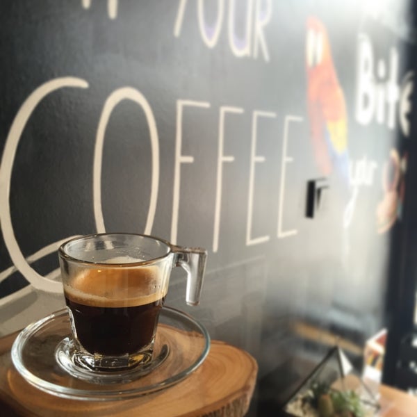 Photo taken at Bite Coffeeshop by Melis N. on 1/26/2016