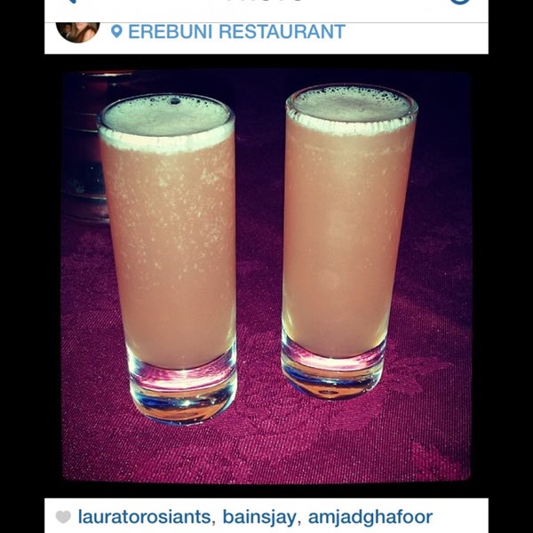 3/15/2014 tarihinde Edouard T.ziyaretçi tarafından Erebuni Restaurant, Bar &amp; Lounge'de çekilen fotoğraf